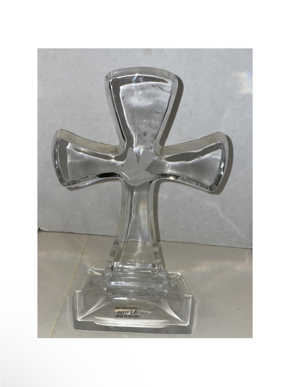 Towle Clear Crystal Cross Accent